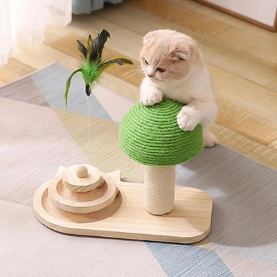 Torre Rascador para Gatos con Cuerda Sisal y Forma de Hongo - Image 14
