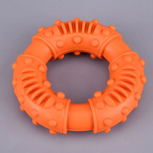 Juguete Interactivo Limpiador de Dientes para Perros - Anillo Masticable de Goma - Image 5