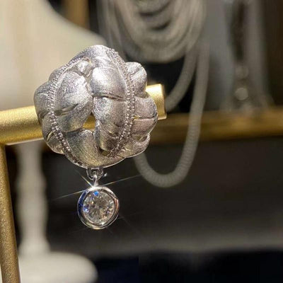 Aretes de Plata Esterlina con Moissanita de 1 Quilate - Brillo Diamante - Image 9