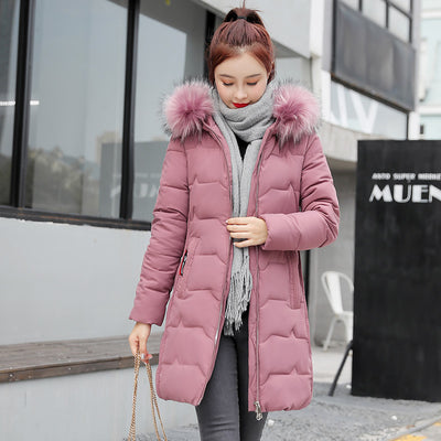 Chaqueta de Plumas con Cuello de Pelaje para Mujer - Image 18