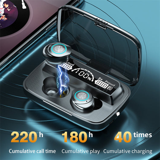 Auriculares Inalámbricos M17 TWS con Bluetooth, Táctiles e Impermeables - Image 4