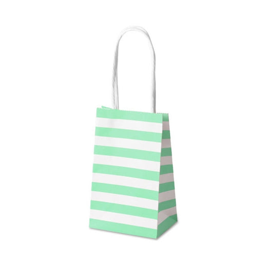 Bolsas de Papel Kraft Blancas con Rayas de Colores Pastel - Image 6