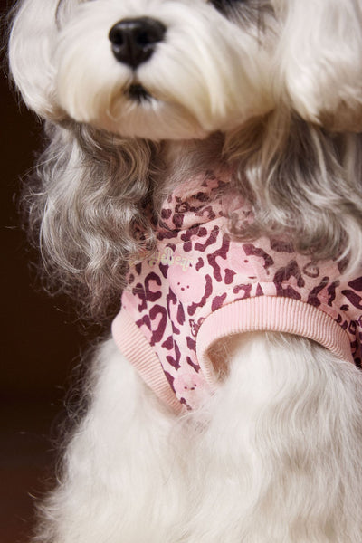 Suéter Tipo Hoodie sin Mangas Estampado Leopardo para Perros Bichon Schnauzer Yorkshire - Image 7