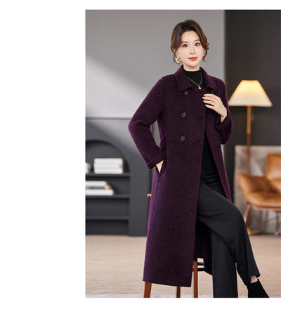Abrigo Largo de Cashmira Doble Botonadura - Elegancia Premium - Image 11