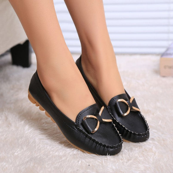 Zapatos Casuales Cómodos para Mujer - Mocasines Planos