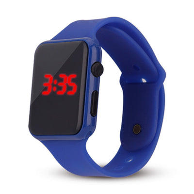 Reloj Inteligente Cuadrado LED para Niños Compatible con Apple