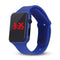 Reloj Inteligente Cuadrado LED para Niños Compatible con Apple