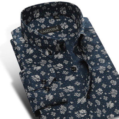 Camisa Casual Slim Fit con Estampado Moderno para Hombre - Image 3