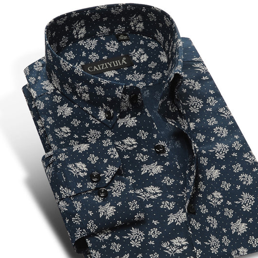 Camisa Casual Slim Fit con Estampado Moderno para Hombre - Image 3