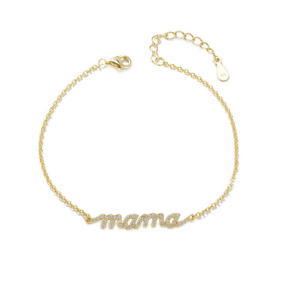 Pulsera Mamá de Plata 925 con Circonitas y Letras del Alfabeto - Image 6