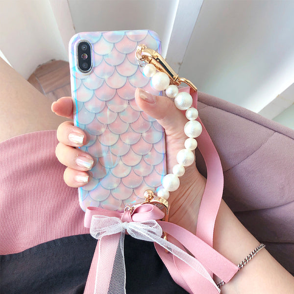 Funda Teléfono Pearl con Cordón Mensajero