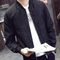 Chaqueta Beisbolera Delgada Hombre Primavera Otoño - Corte Ajustado Coreano Talla Grande
