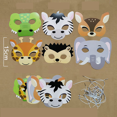 Máscaras de Animales de Papel para Fiestas y Celebraciones - Image 9
