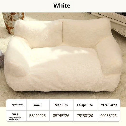 Sofá Cama Felpa Extragrande para Mascotas y Conejos - Image 16