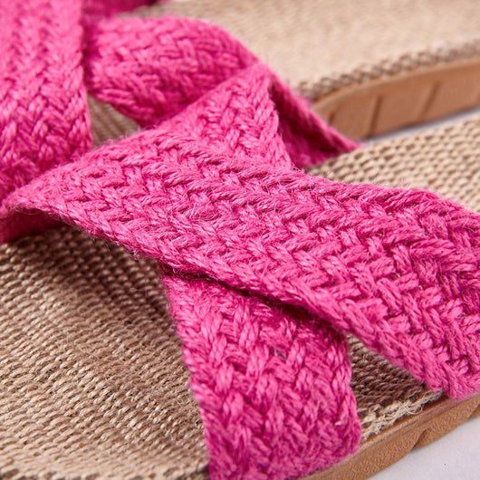 Pantuflas de Lino para Pareja - Cómodas Sandalias de Casa Antideslizantes Otoño Invierno - Image 4