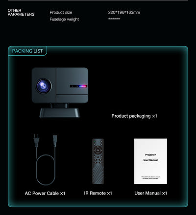 Proyector Full HD con Enfoque Automático y Filtro Luz Azul para Sala de Estar - Image 18
