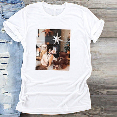 Conjunto de Amigas Navideño con Cuello Redondo y Manga Corta - Image 30