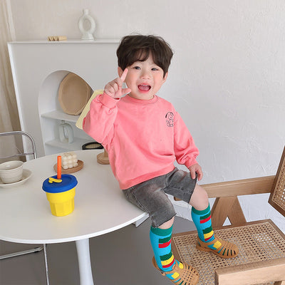 Calcetines Infantiles a Rayas con Diseño Graffiti - Image 13