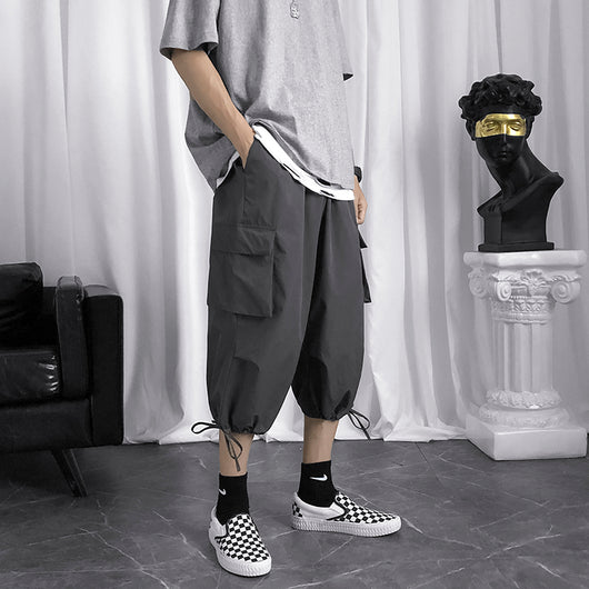 Pantalones Overol Coreano Sueltos Hip-Hop Estilo Casual Moderno - Image 8
