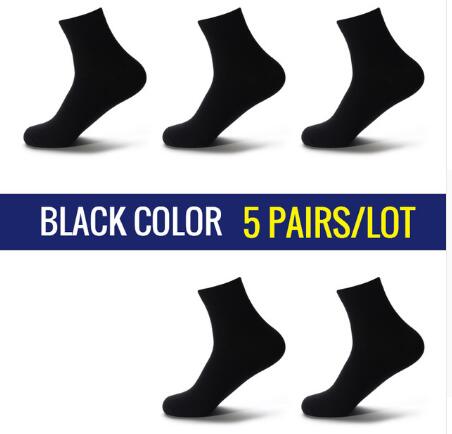 Pack 5 Pares de Calcetines Ejecutivos para Hombre en Algodón Premium - Negros y Blancos - Image 2