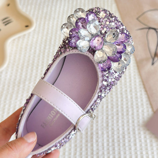 Zapatos de Rendimiento para Niñas con Diamante de Luz en Cristal - Image 4