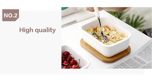 Recipiente de Cerámica Japonesa para Refrigerador - Caja Multiusos con Tapa - Image 9