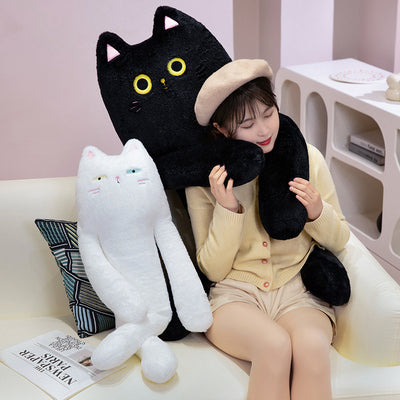 Almohada Gato Alargada para Dormir - Peluche de Apoyo para Piernas Tamaño Grande - Image 3