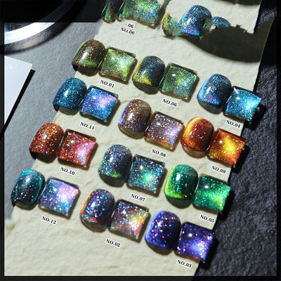 Esmalte de Gel Gato Ahumado Aurora Galaxia Brillante - Image 21