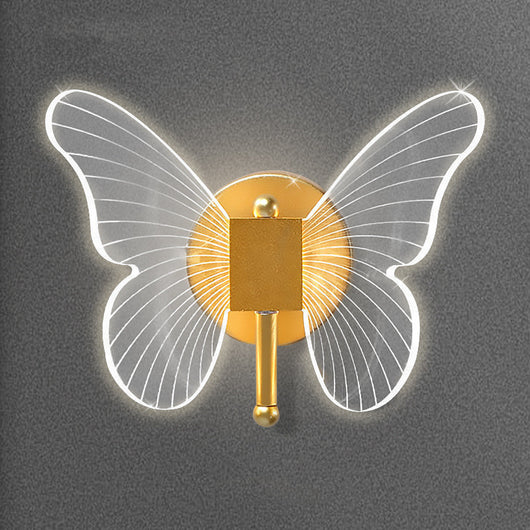 Lámpara de Pared Mariposa Lujo Minimalista para Dormitorio - Image 15