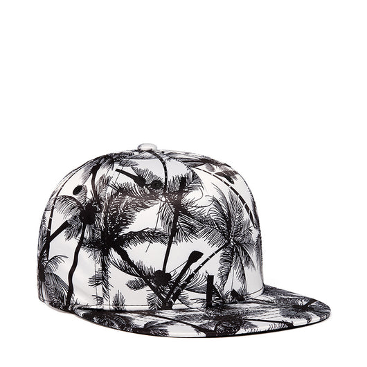Gorra de Ala Recta con Estampado de Palmeras - Unisex Trendy - Image 8