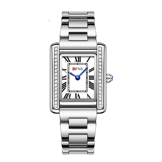 Reloj de Cuarzo para Parejas con Incrustaciones de Diamantes Retro - Image 6