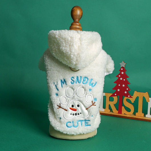 Abrigo Navideño Cálido para Perros y Gatos - Diseño Muñeco de Nieve Esponjoso - Image 31