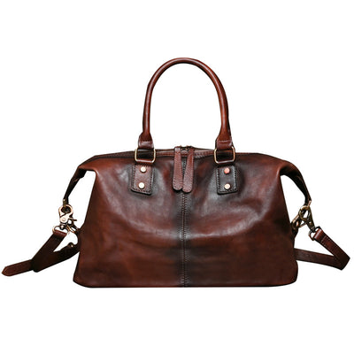 Bolso de Cuero Genuino con Correa Ajustable y Gran Capacidad - Image 6
