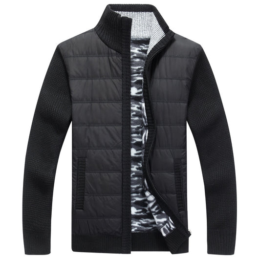 Cardigan de Lana Gruesa con Cierre y Cuello Alto - Image 6