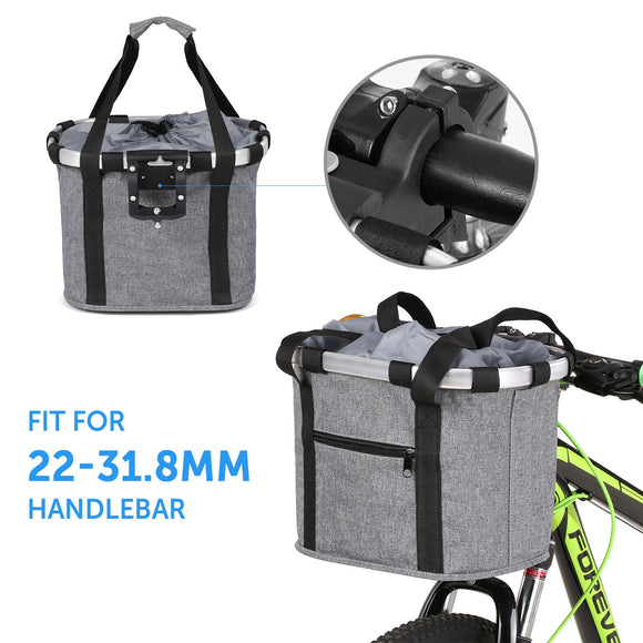 Canasta Delantera Plegable para Bicicleta de Montaña S41 46 con Liberación Rápida
