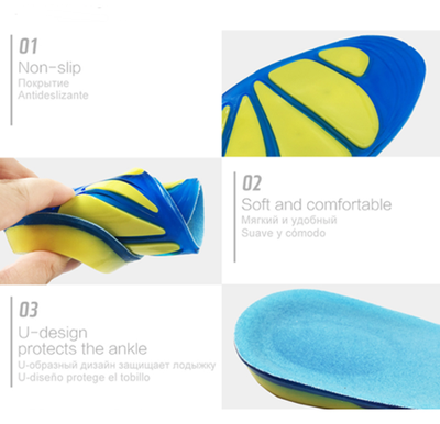 Plantillas de Gel de Silicona para Fascitis Plantar y Espolón de Talón con Soporte Ortopédico - Image 4