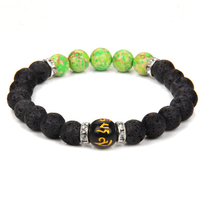 Pulsera de Chakras con Piedra Volcánica Natural para Yoga y Energía - Image 13