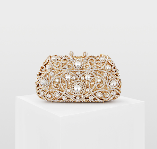 Bolso de Noche con Cristales Brillantes