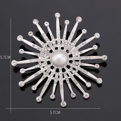 Broche de Perlas y Cristales Brillantes - Image 5