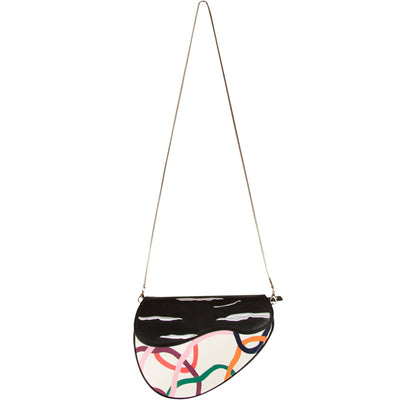 Bolso Mensajero de Cuero PU con Cadena Metálica - Colección Guisantes - Image 5