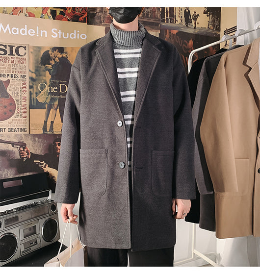 Abrigo de Lana Slim Fit para Hombre - Elegancia Moderna - Image 5