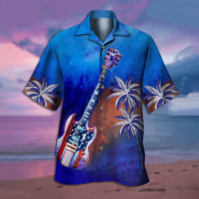Camisa Hawaiana Hombre con Impresión 3D Digital Serie Estación Internacional - Image 3