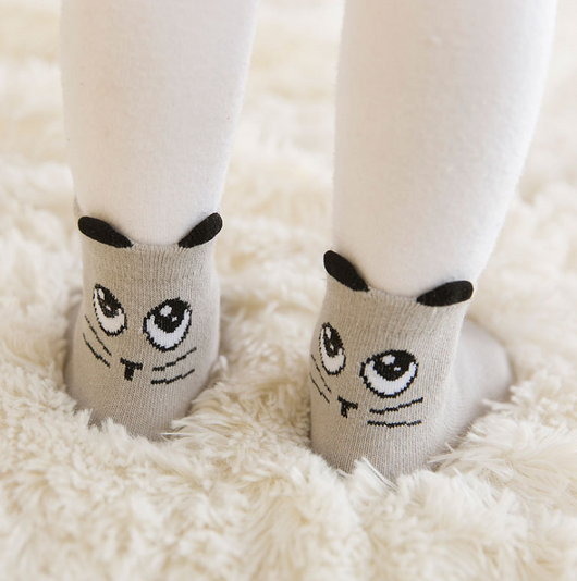 Calcetines Antideslizantes para Bebé - Algodón Suave con Diseños Divertidos - Image 9