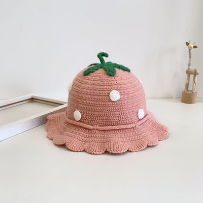 Gorro Tejido Cálido con Ala Ancha para Niños - Image 10