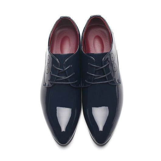 Zapatos de Cuero para Hombre - Mocasines Elegantes Slip-on Negros - Image 3