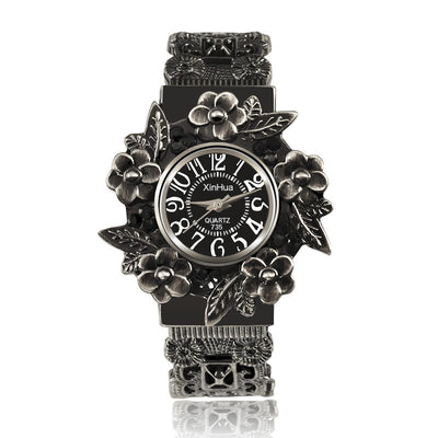 Reloj de Cuarzo con Flores en Relieve - Image 16