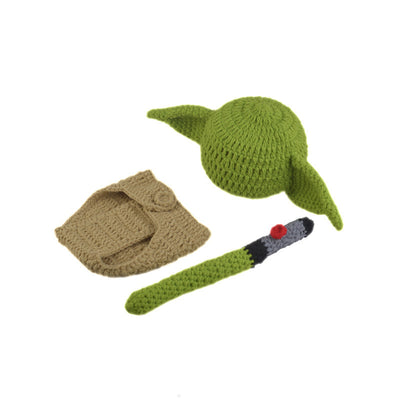 Vestido de lana tejida para sesión de fotos de bebé - Image 42