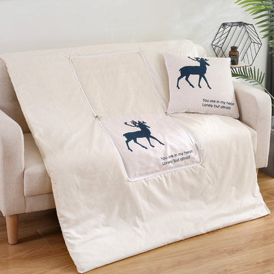 Almohada Multifuncional de Algodón y Lino - Image 17