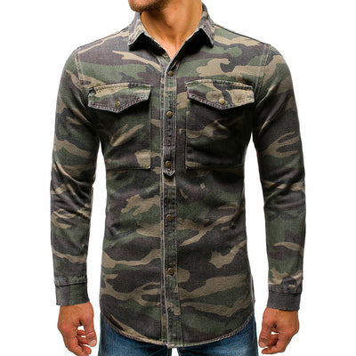 Camisa de Manga Larga Camuflaje para Hombre - Image 2