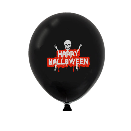 Juego de 10 Globos de Látex con Diseños de Halloween - Image 14